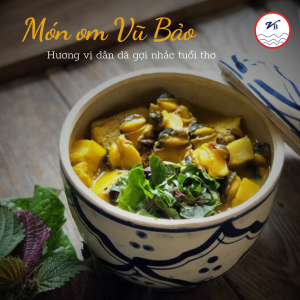 Ốc om chuối đậu