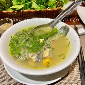 Canh Cá Bống Bớp Lá Lốt
